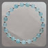 Blue Calcite and sterling silver bracelet