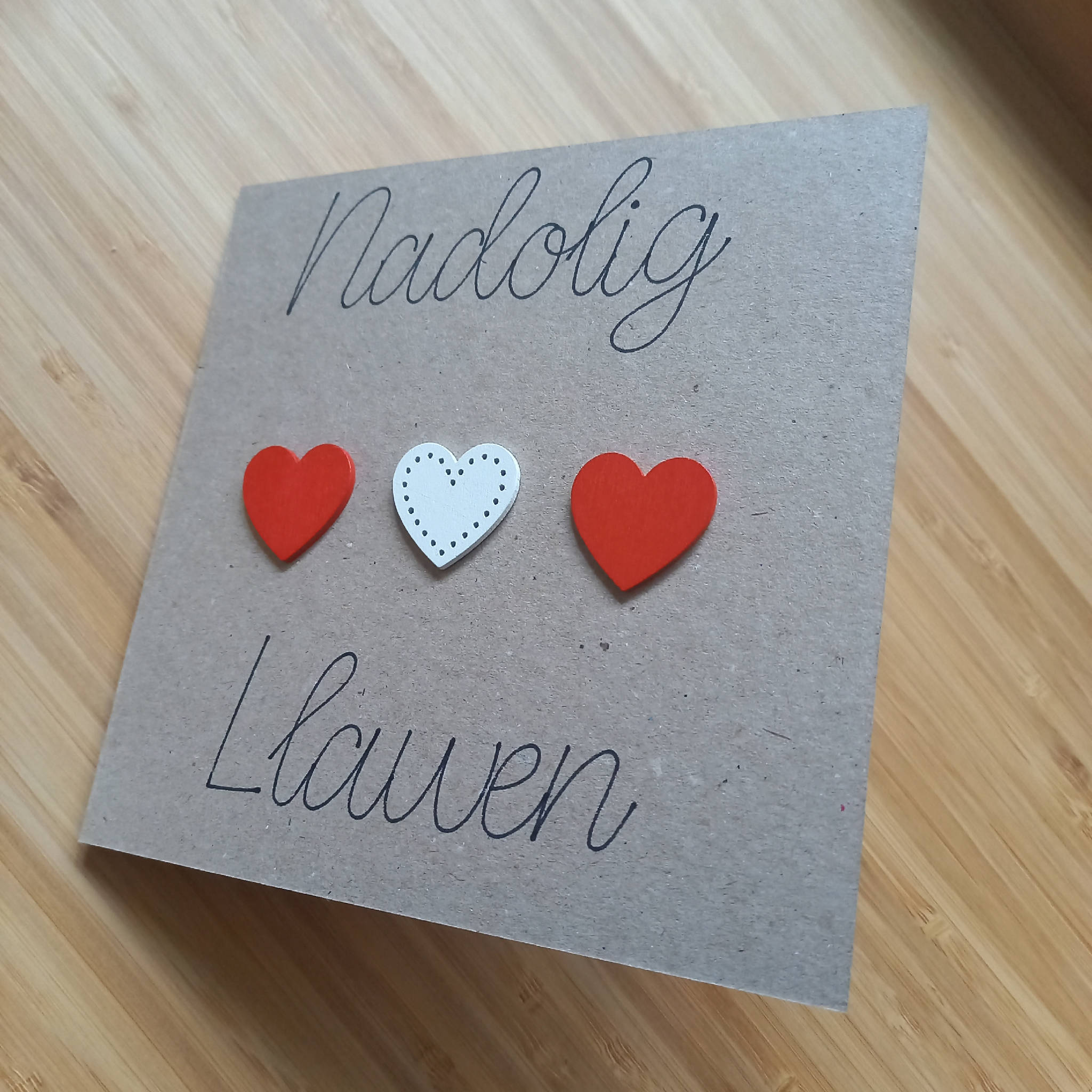 Nadolig Llawen Handmade Card