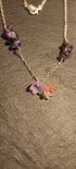 Amethyst flower necklace