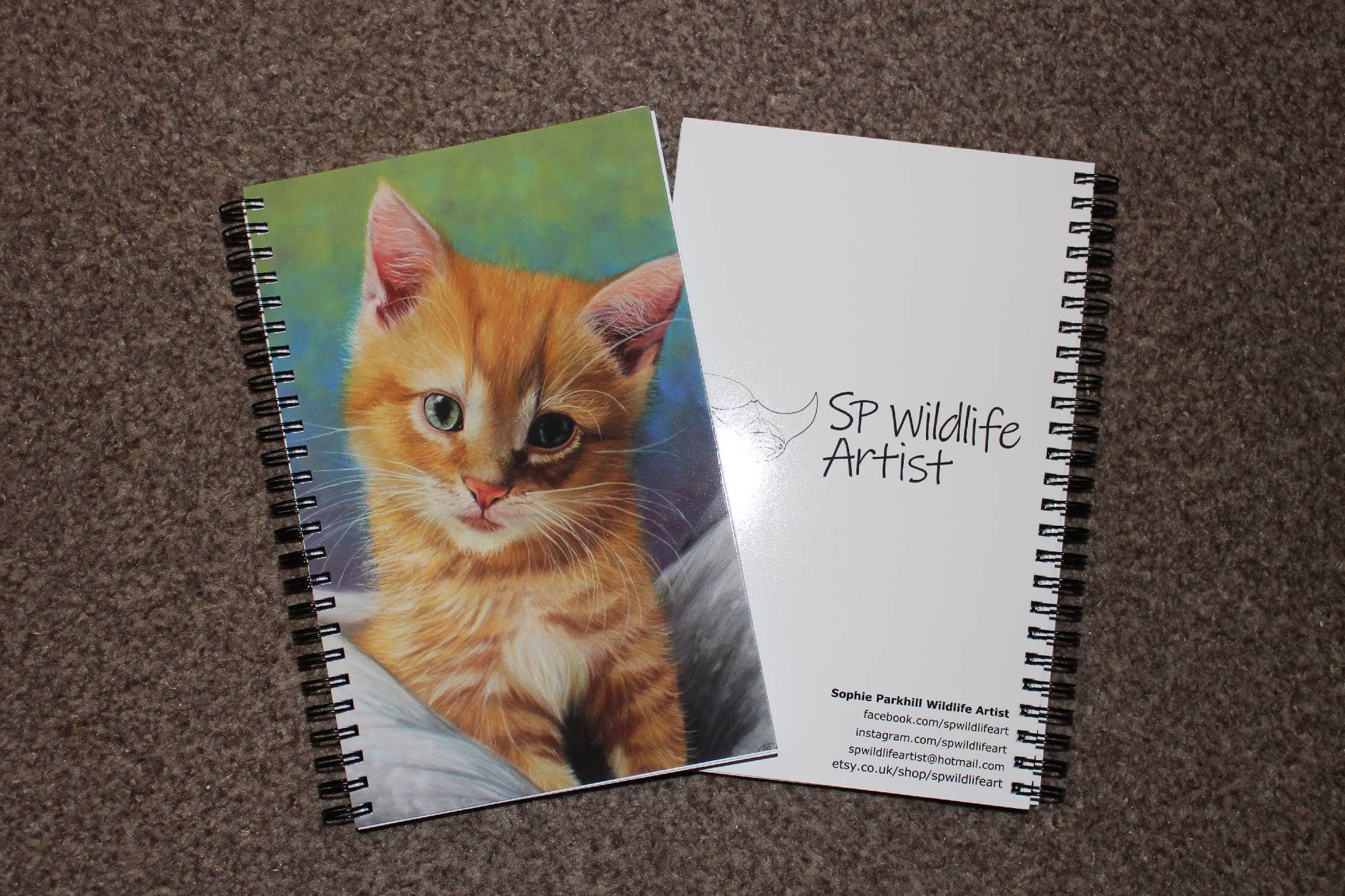 "hugo" rescue kitten Art Print Notebook