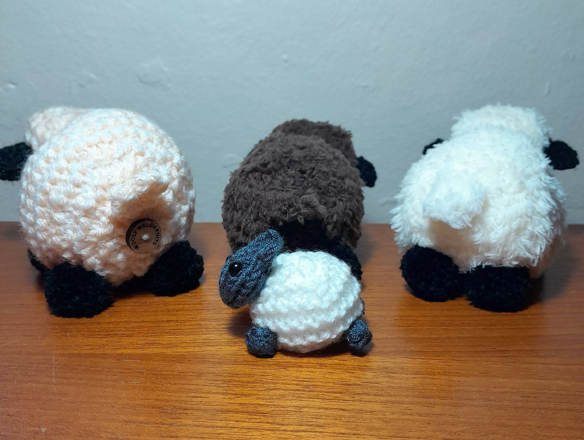 Knitted Sheep Family