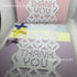 Thank you cards set of 4 handmade ideal gift