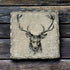Stag slate coasters, drink coasters, stocking filler,