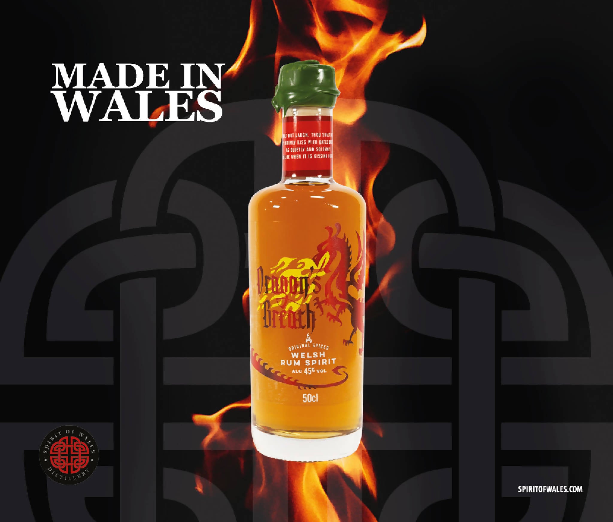 Dragon's Breath Spiced Welsh Rum