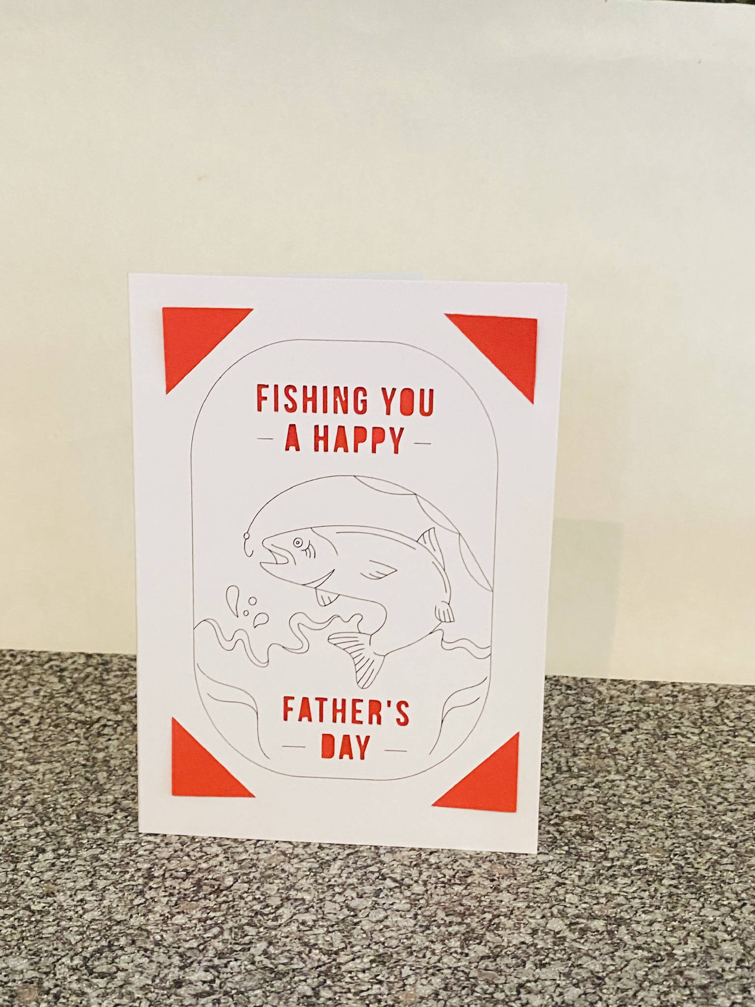 Fishing you a Happy Father’s Day - Red